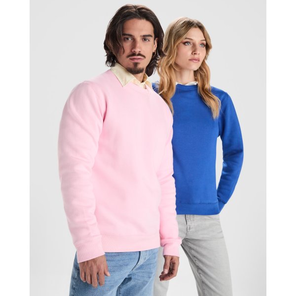 Felpa girocollo BATIAN Roly | 65% Cot+35% Pol | 300 gr personalizzata con stampa o ricamo