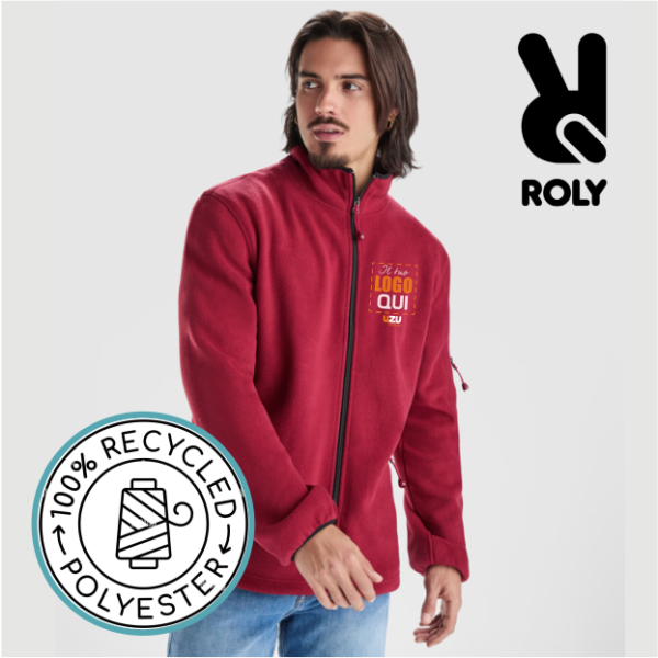 Felpa collo alto LUCIANE Roly | 100% pol | 300 gr personalizzata con stampa o ricamo