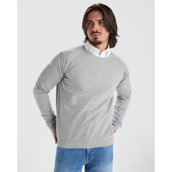 Felpa girocollo ANNAPURNA Roly | 100% cot.| 260 gr personalizzata con stampa o ricamo 