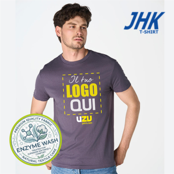 T-SHIRT TS150ST JHK | 100% Cotone agli Enzimi | 150gr
