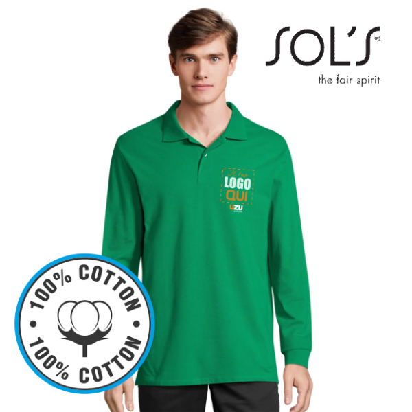 POLO UNISEX SOL'S PACIFIC M/L | 100% cotone | 210gr