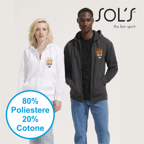 FELPA UNISEX SOL'S CARTER