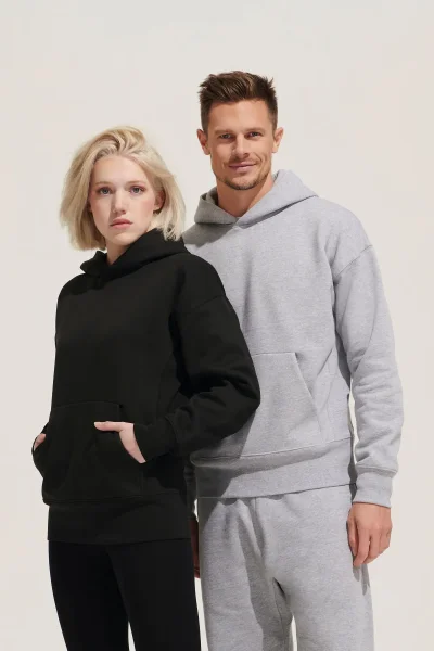 FELPA UNISEX CON CAPPUCCIO SOL'S ORIGIN