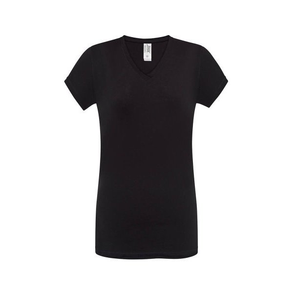 Immagine T-SHIRT DONNA COLLO A V URBAN SICILIA | : 100% COT | 140 gr personalizzata con stampa o ricamo