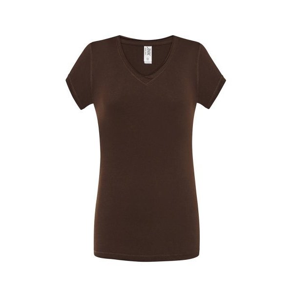 Immagine T-SHIRT DONNA COLLO A V URBAN SICILIA | : 100% COT | 140 gr personalizzata con stampa o ricamo