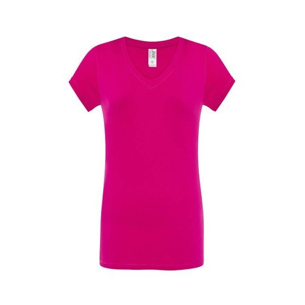 Immagine T-SHIRT DONNA COLLO A V URBAN SICILIA | : 100% COT | 140 gr personalizzata con stampa o ricamo