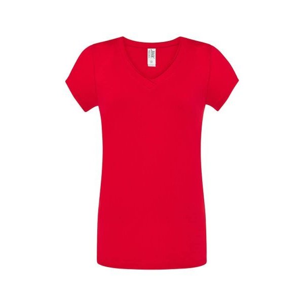 Immagine T-SHIRT DONNA COLLO A V URBAN SICILIA | : 100% COT | 140 gr personalizzata con stampa o ricamo