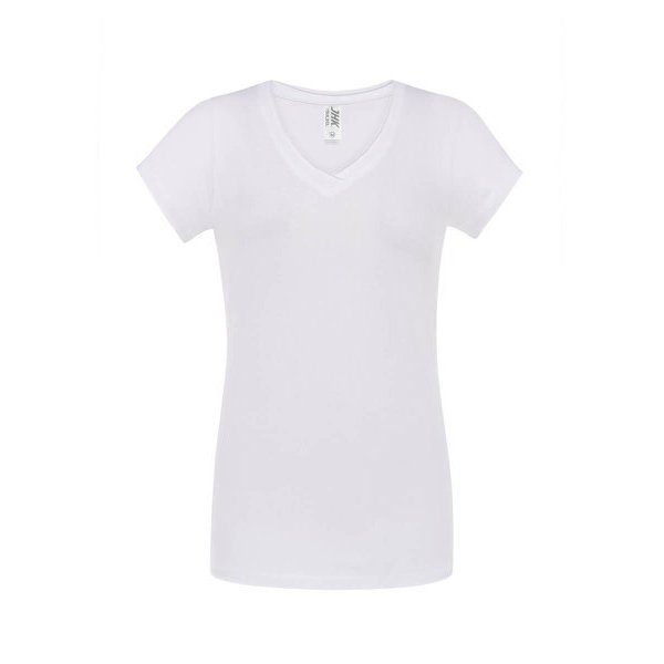 T-SHIRT DONNA COLLO A V URBAN SICILIA | : 100% COT | 140 gr personalizzata con stampa o ricamo