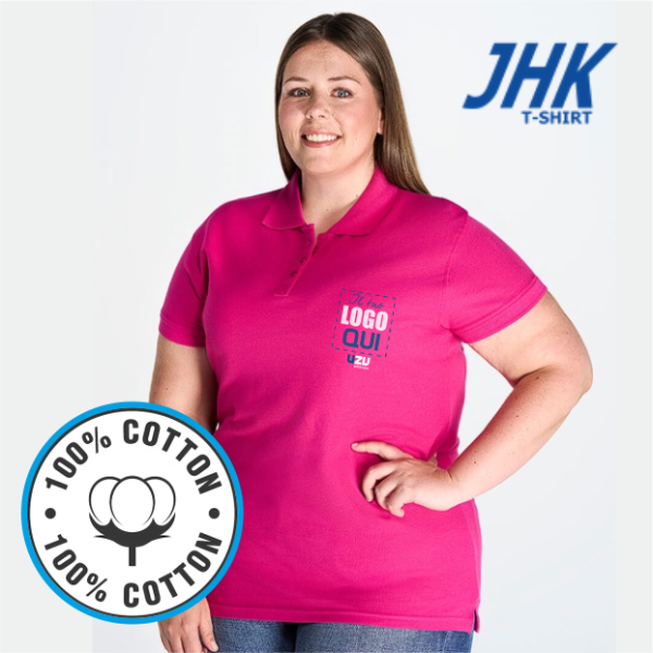 POLO CURVES JHK | 100% cotone | 200gr