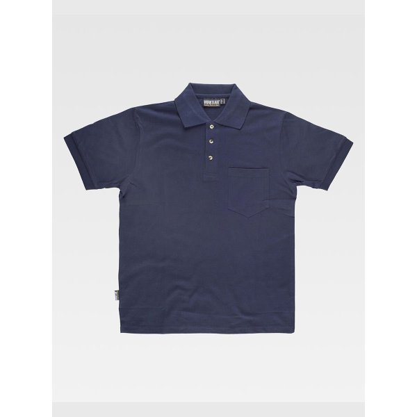 POLO MANICA CORTA CON TASCHINO