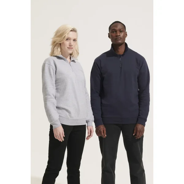 SOL'S CONRAD FELPA UNISEX COLLO ALTO CON 1/4 ZIP