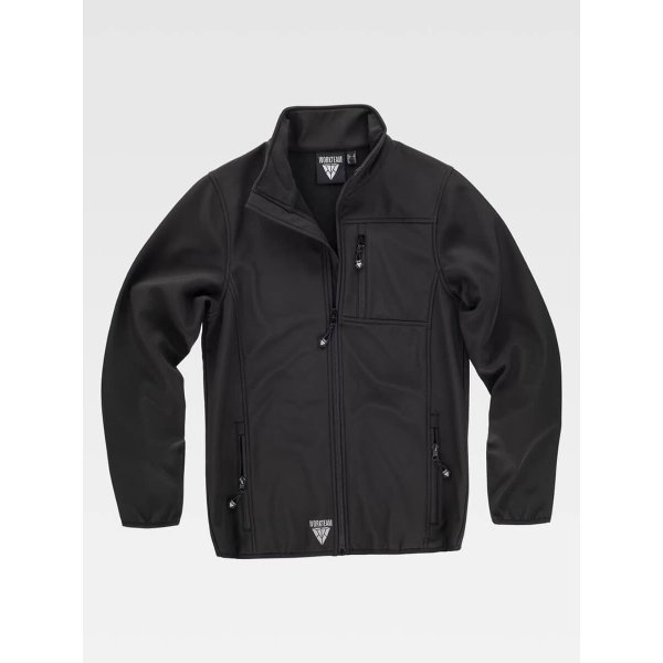 Immagine SOFTSHELL Workteam | 96% POL+ 4% ELA | 280 gr personalizzata con stampa o ricamo