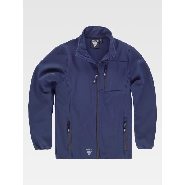 Immagine SOFTSHELL Workteam | 96% POL+ 4% ELA | 280 gr personalizzata con stampa o ricamo