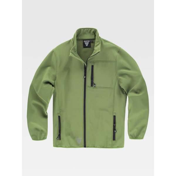Immagine SOFTSHELL Workteam | 96% POL+ 4% ELA | 280 gr personalizzata con stampa o ricamo