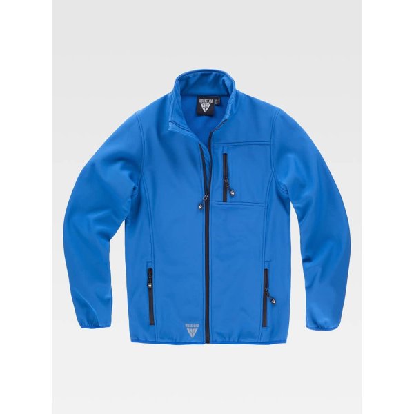 Immagine SOFTSHELL Workteam | 96% POL+ 4% ELA | 280 gr personalizzata con stampa o ricamo