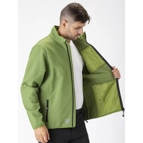 Immagine SOFTSHELL Workteam | 96% POL+ 4% ELA | 280 gr personalizzata con stampa o ricamo