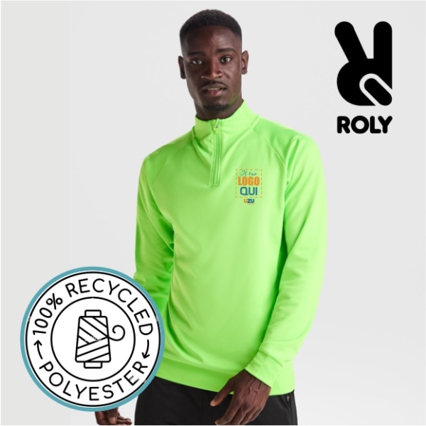 Felpa EPIRO Roly mezza zip | 100% pol | 200 g/m² personalizzata con stampa o ricamo