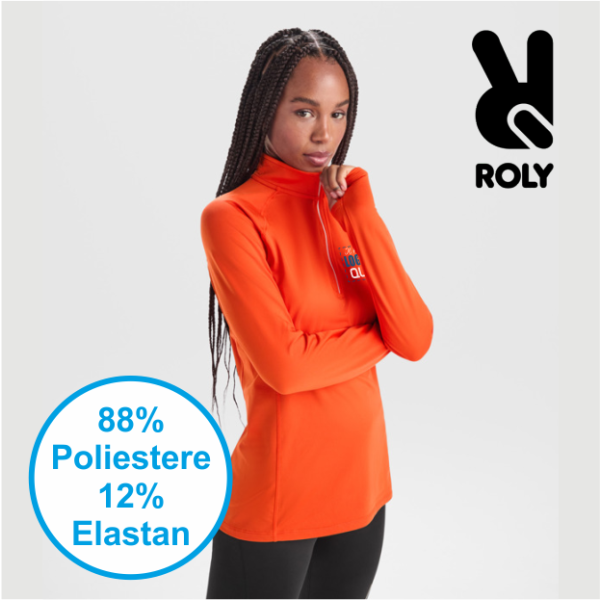 Felpa ESTAMBUL WOMAN Roly | 88%pol / 12%ela | 200 g/m² personalizzata con stampo o ricamo