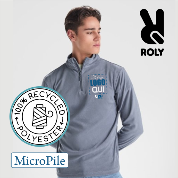 felpa HIMALAYA Roly | 100% pol | 155 g/m² personalizzata con stampa o ricamo