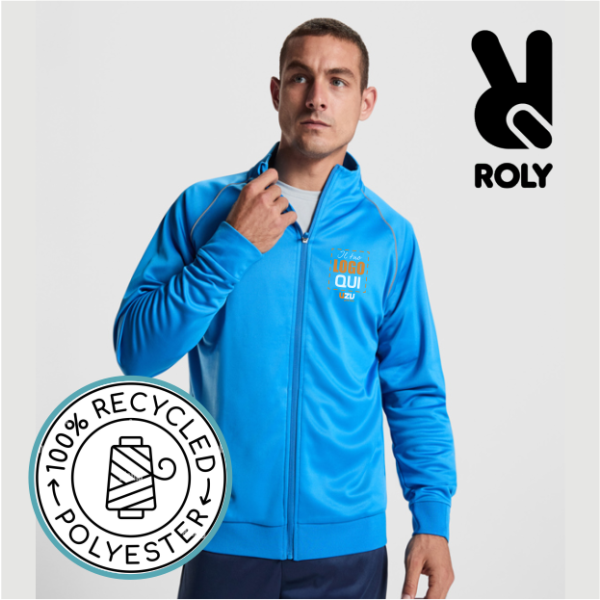 Felpa sportiva VALIER zip | 100% pol | 210 g/m² personalizzata con stampa o ricamo