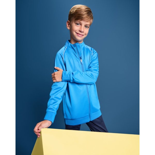 Felpa sportiva VALIER Kids zip | 100% pol | 210 g/m² personalizzata con stampa o ricamo