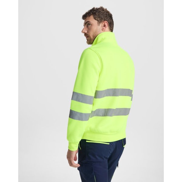 Immagine Felpa con mezza zip SPICA Roly | 100% pol | 280 g/m² personalizzata con stampa o ricamo