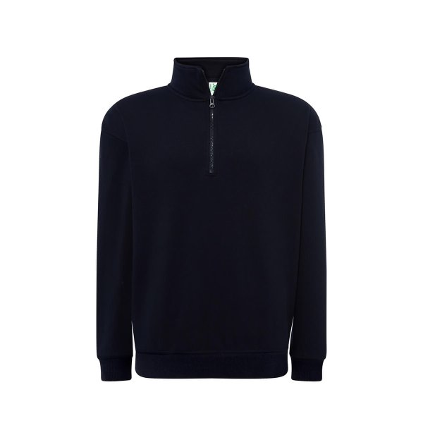 Immagine FELPA UNISEX MEZZA ZIP JT | 60% COT+40% POL | 265 gr/m2 personalizzata con la stampa o ricamo