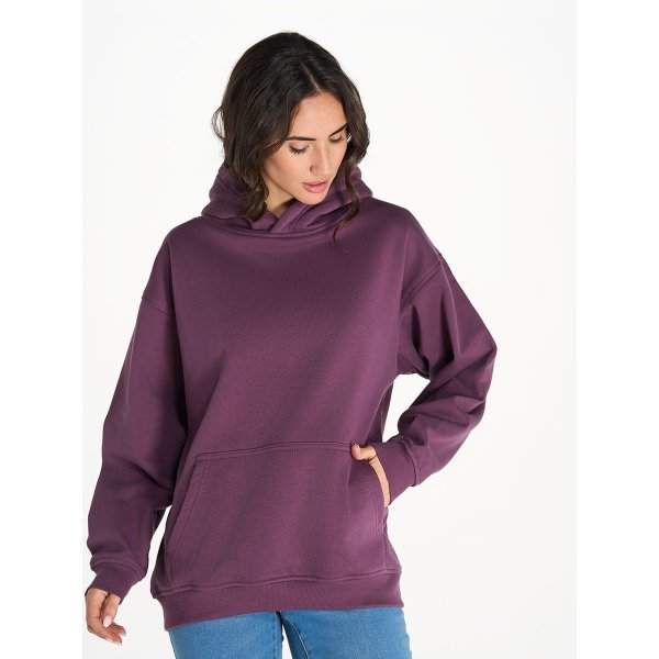 Immagine FELPA JHK UNISEX CAPPUCCIO OVERSIZE | 80% Cot/ 20% Pol | 320 gr/m2 personalizzata con stampa o ricamo