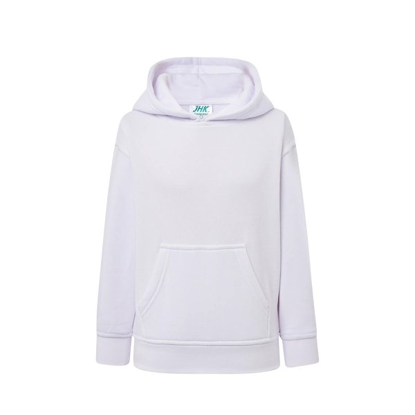 Immagine FELPA BAMBINO CAPPUCCIO LEGGERA FRENCH TERRY JHK | 60% COT+ 40% POL | 240 gr/m2 personalizzata con stampa o ricamo