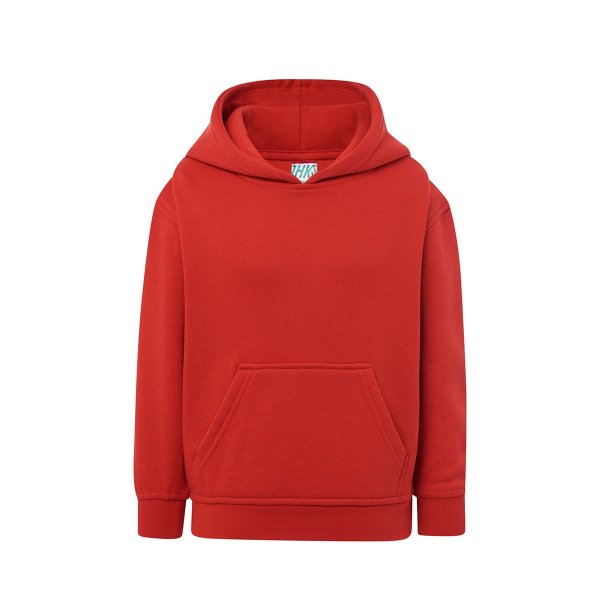 Immagine FELPA BAMBINO CAPPUCCIO LEGGERA FRENCH TERRY JHK | 60% COT+ 40% POL | 240 gr/m2 personalizzata con stampa o ricamo