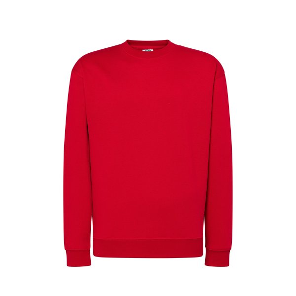 Immagine FELPA UOMO JHK GIROCOLLO LEGGERA FRENCH TERRY | 60% COT+40% POL | 240 gr/m2 personalizzata con stampa o ricamo