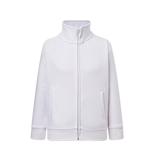 Immagine FELPA BAMBINO JHK ZIP INTERA PREMIUM | 60% COT+ 40% POL | 290 gr/m2 personalizzata con stampa o ricamo