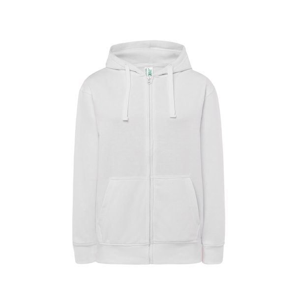 Immagine FELPA DONNA JHK CAPPUCCIO E ZIP LEGGERA FRENCH TERRY | 60% COT+40% POL | 240 gr/m2 personalizzata con stampa o ricamo 
