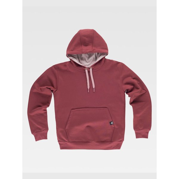 Immagine FELPA Workteam UNISEX CAPPUCCIO CONTRAST | 70%COT+30% POL | 320 gr/m2 personalizzata con stampa o ricamo 
