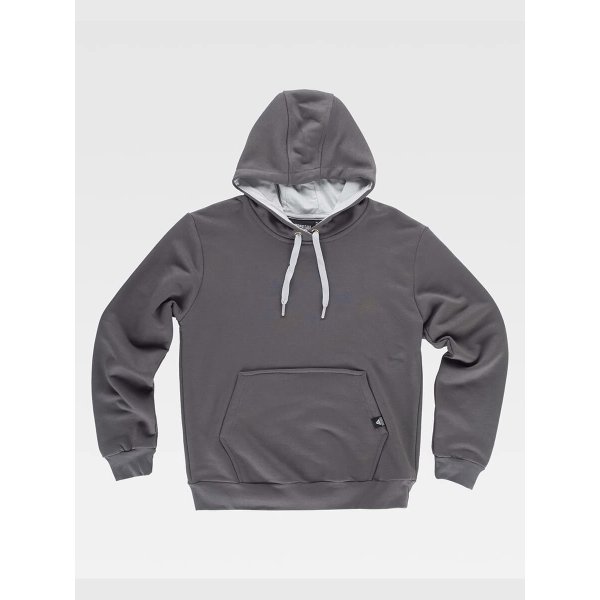 Immagine FELPA Workteam UNISEX CAPPUCCIO CONTRAST | 70%COT+30% POL | 320 gr/m2 personalizzata con stampa o ricamo 