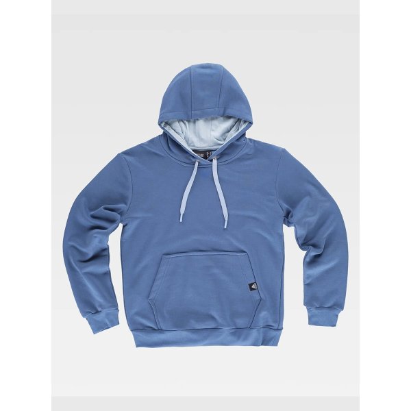 FELPA Workteam UNISEX CAPPUCCIO CONTRAST | 70%COT+30% POL | 320 gr/m2 personalizzata con stampa o ricamo