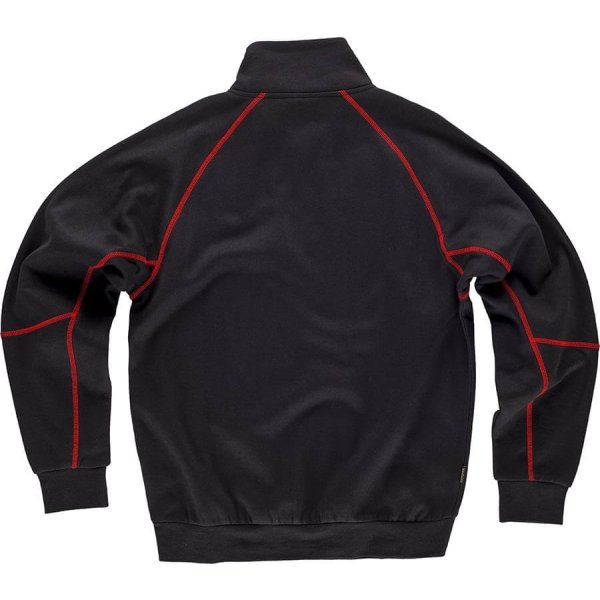 Immagine FELPA Workteam mezza zip | 65% POL+35% COT | 280 gr/m2 personalizzata con stampa o ricamo 