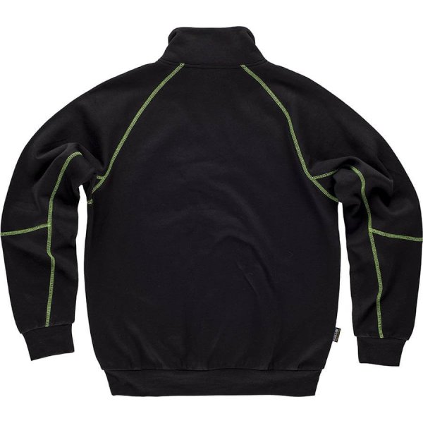 Immagine FELPA Workteam mezza zip | 65% POL+35% COT | 280 gr/m2 personalizzata con stampa o ricamo 