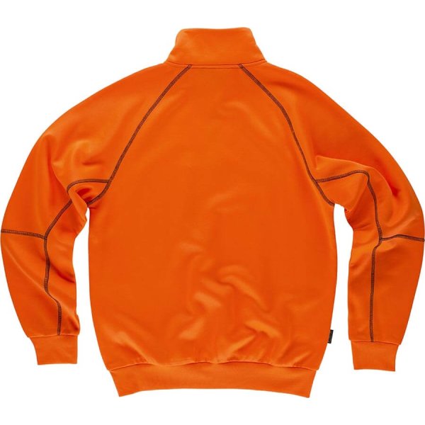 Immagine FELPA Workteam ALTA VISIBILITA Mezza Zip | 100% POL | 280 gr/m2 personalizzata con stampa o ricamo
