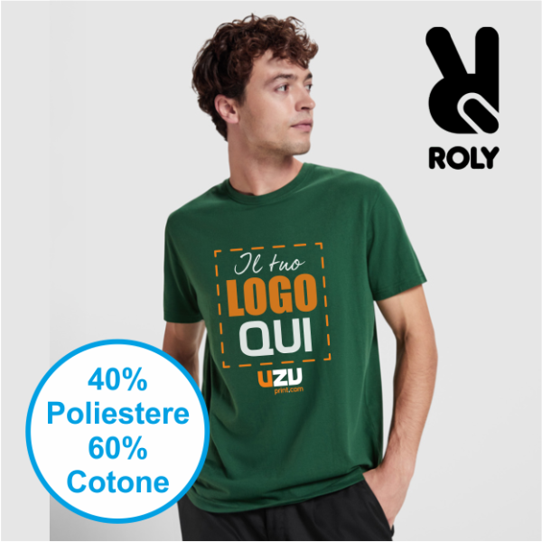 T-shirt KUTTA Roly | 60% cot+40% pol | 180 g/m² personalizzata con stampa o ricamo