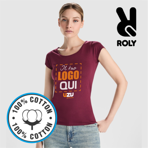T-shirt GUADALUPE Roly |100% cot | 155 g/m² personalizzata con stampa o ricamo