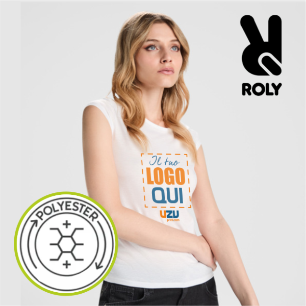 T-shirt HAWAII Roly | 100% pol | 150 g/m² personalizzata con stampa o ricamo