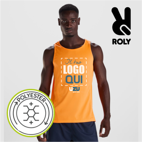 Canotta ANDRE Roly | 100% pol | 140 g/m² personalizzata con stampa o ricamo