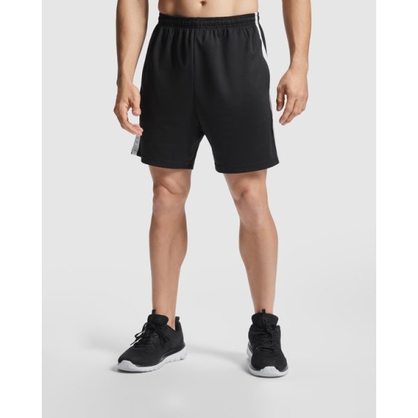 Short sportivi LAZIO Roly | 100% pol | 200 g/m².personalizzati con stampa o ricamo