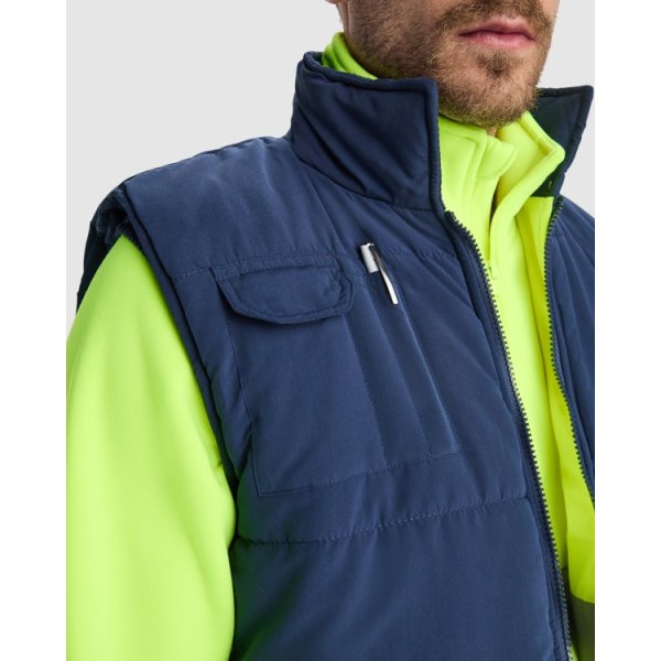 Immagine Gilet multitasche PERSEI Roly | 100% pol | 450 g/m² personalizzato con stampa o ricamo