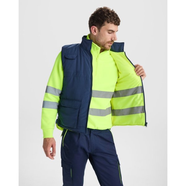 Immagine Gilet multitasche PERSEI Roly | 100% pol | 450 g/m² personalizzato con stampa o ricamo