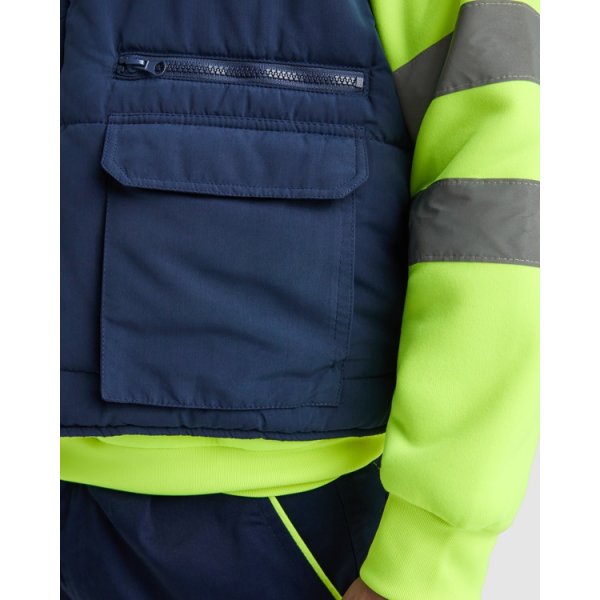 Immagine Gilet multitasche PERSEI Roly | 100% pol | 450 g/m² personalizzato con stampa o ricamo