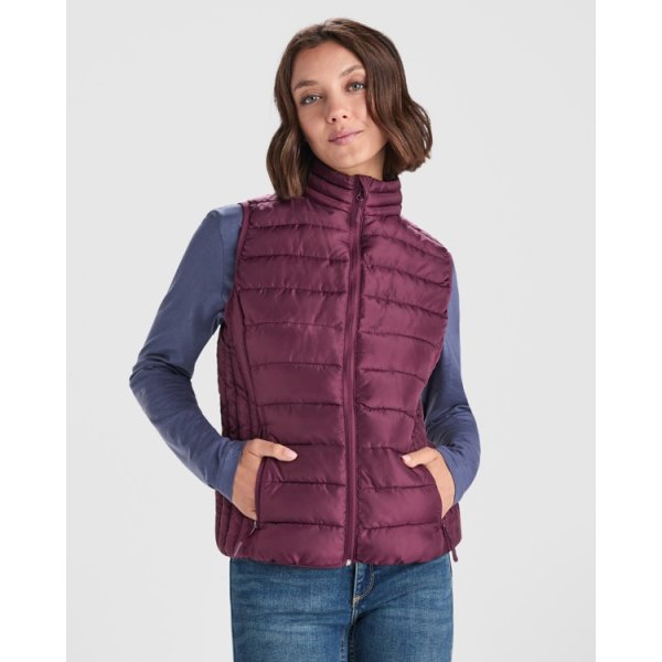 Gilet imbottito OSLO WOMAN Roly | 100% pol | 290 g/m² personalizzato con stampa o ricamo