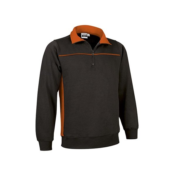 Immagine Felpa mezza zip THUNDER Val | 65% POL+COT | 300 g/m² personalizzata con stampa o ricamo