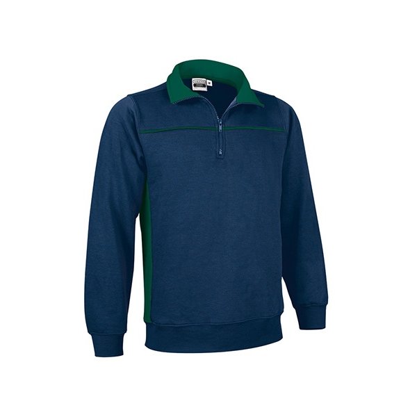 Immagine Felpa mezza zip THUNDER Val | 65% POL+COT | 300 g/m² personalizzata con stampa o ricamo